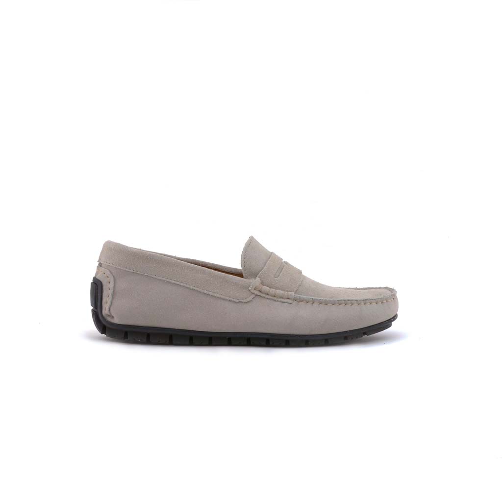 Club Style Mocassino Car Shoe Camoscio Beige
